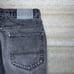 Vintage Skater Jeans MFG Girbaud Smoke Black Wash Baggy Tapered Leg Denim Y2K
