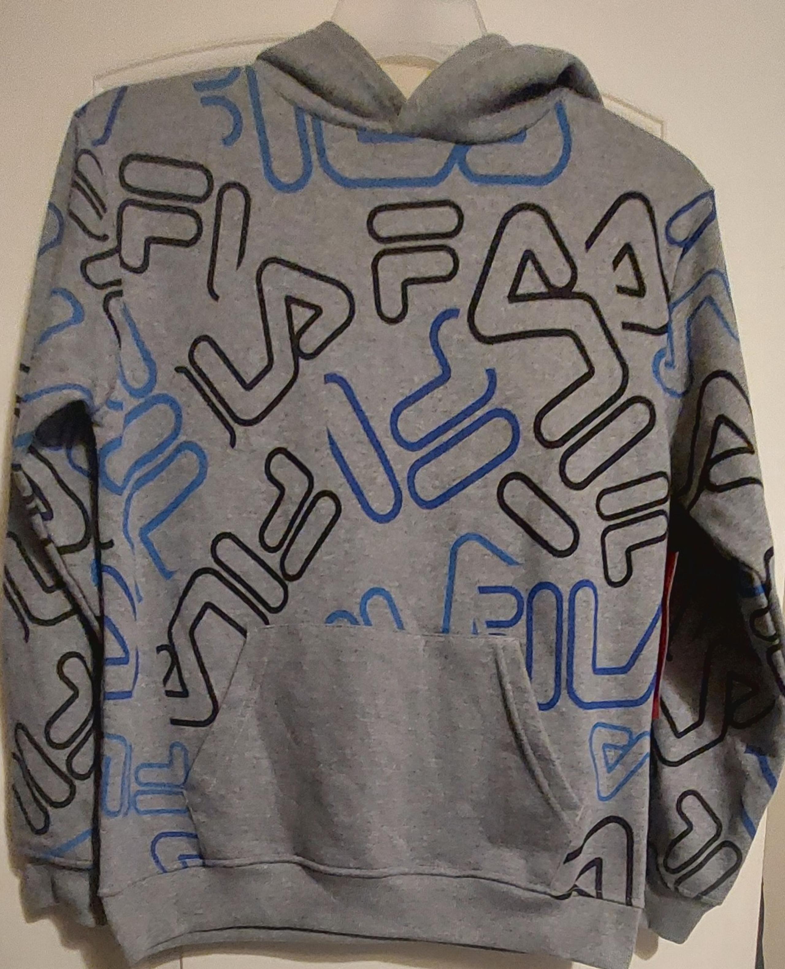 Boys Fila Hoodie Pullover. Size Large 14/16