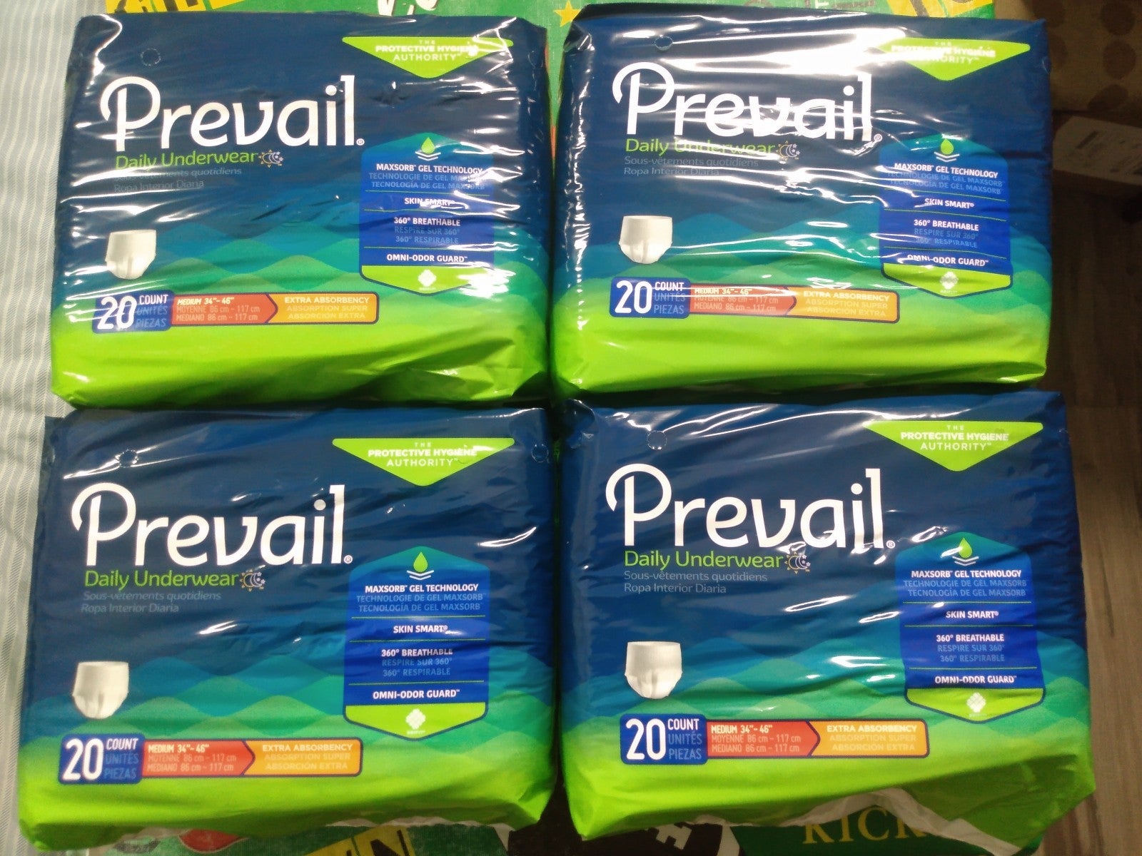 Prevail Daily Disposable Adult Pull Up Underwear, MEDIUM, PV-512 - Case of 80