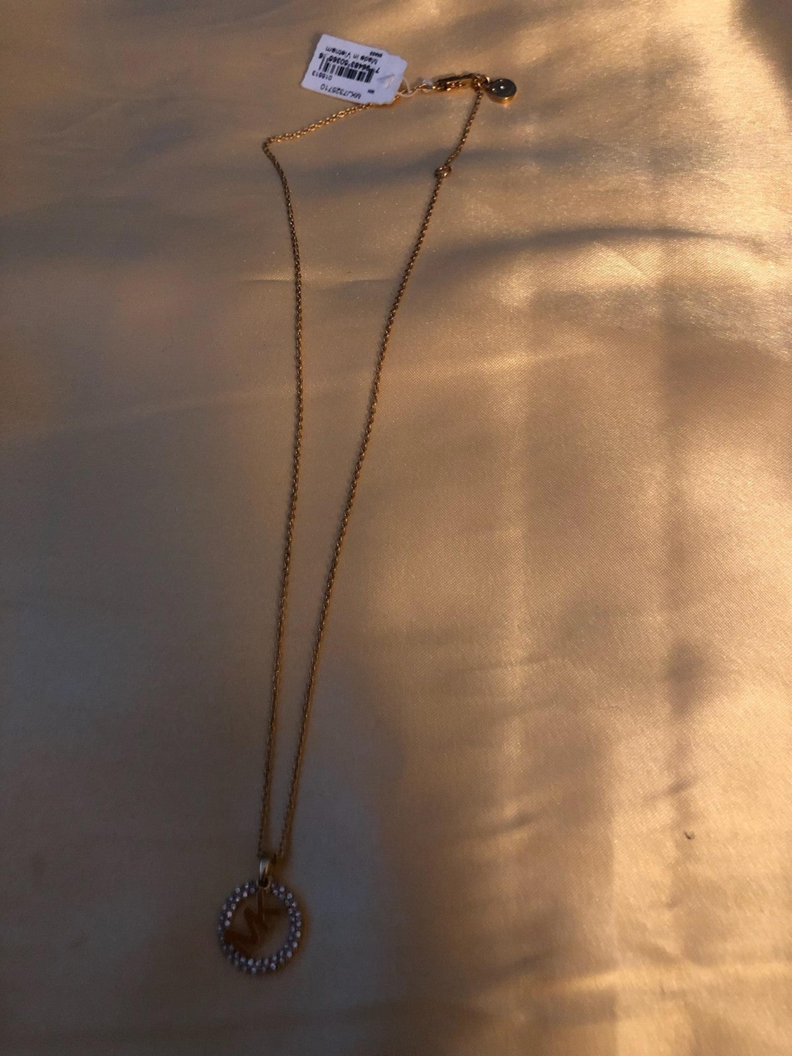 Michael Kors Women's Logo Necklace.