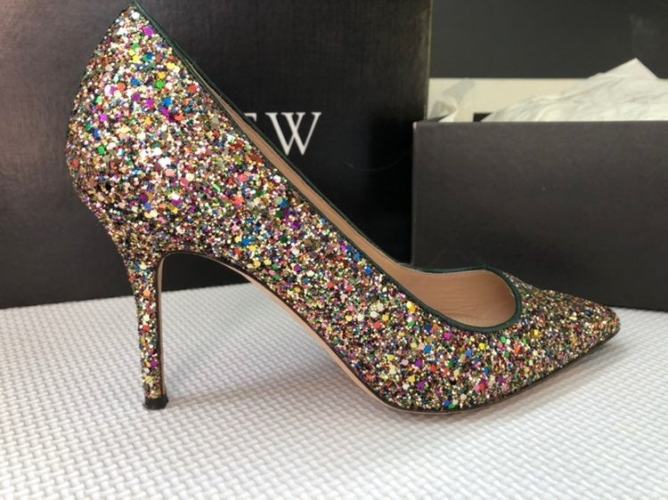 J.Crew Sparkle Heels