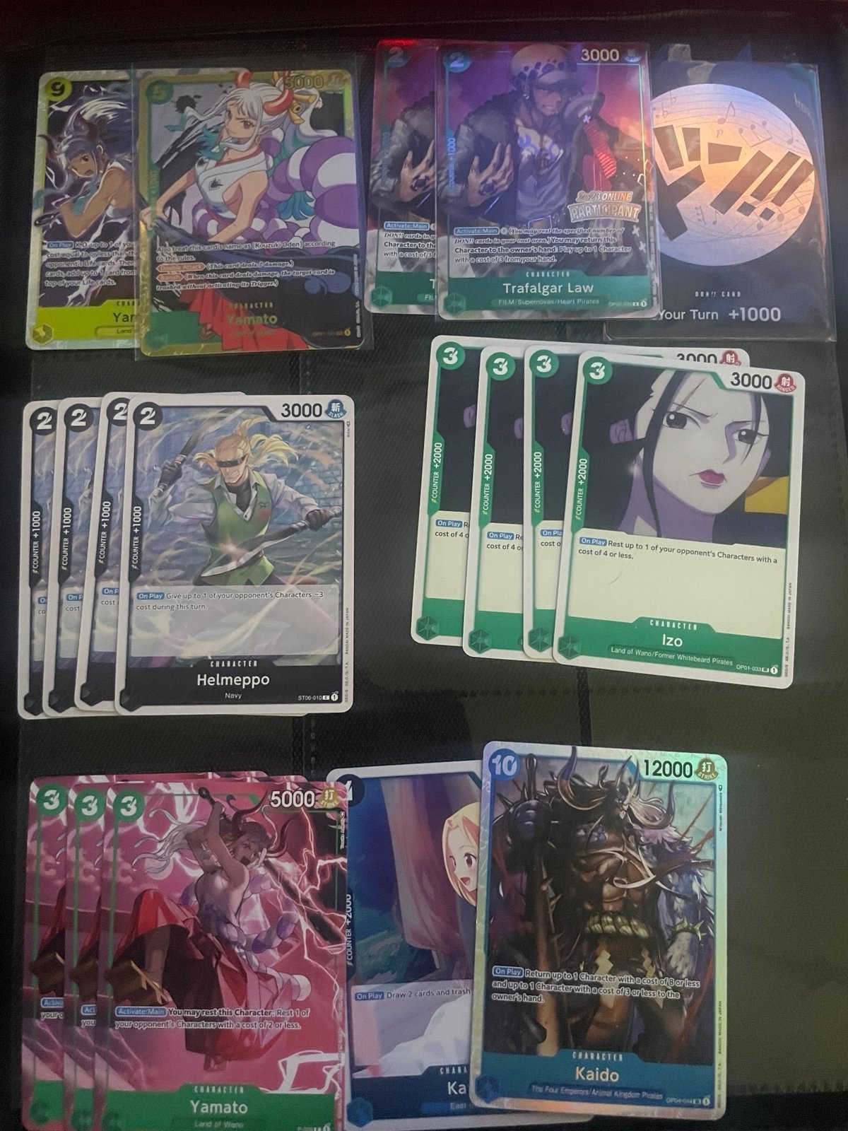 One piece card game lot