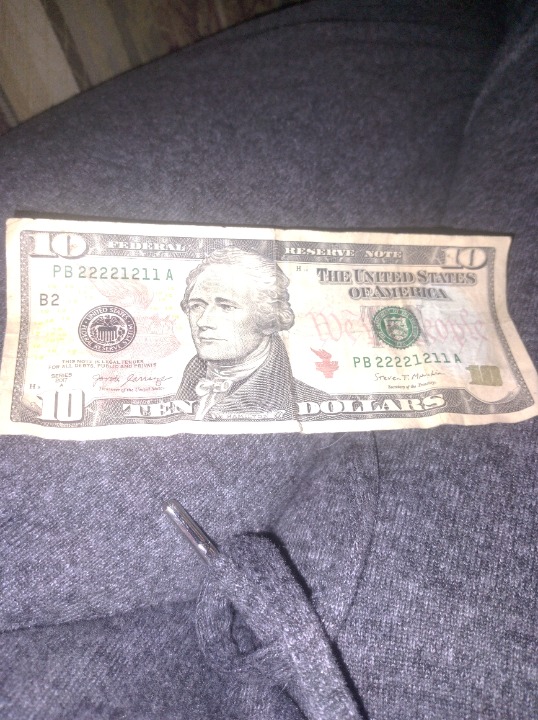 Fancy 10 bill PB22221211A