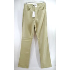 Veronica Beard Women's US 25 Carly Vegan Leather Kick-Flare Pant Green (128)