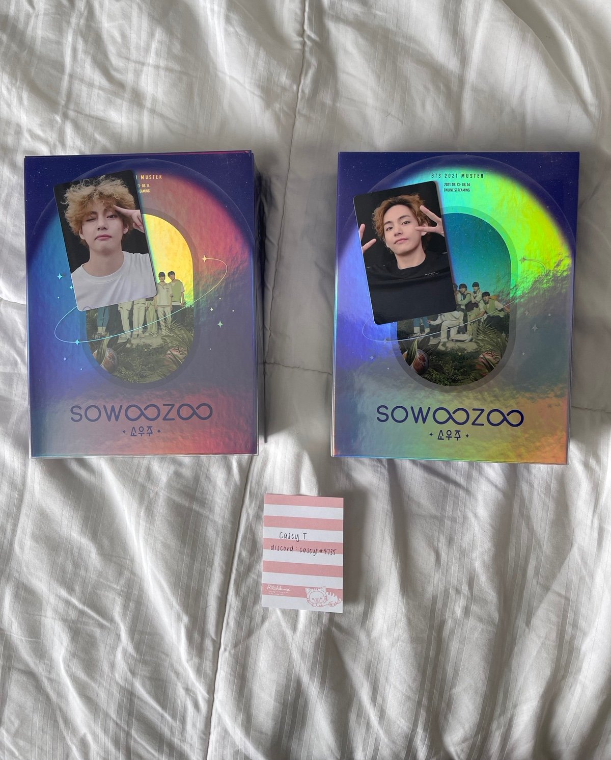 bts taehyung v sowoozoo dvd and bluray w pcs