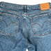Levi’s Wedgie Button Fly Distressed Premium Cropped Straight Denim Jeans Size 32