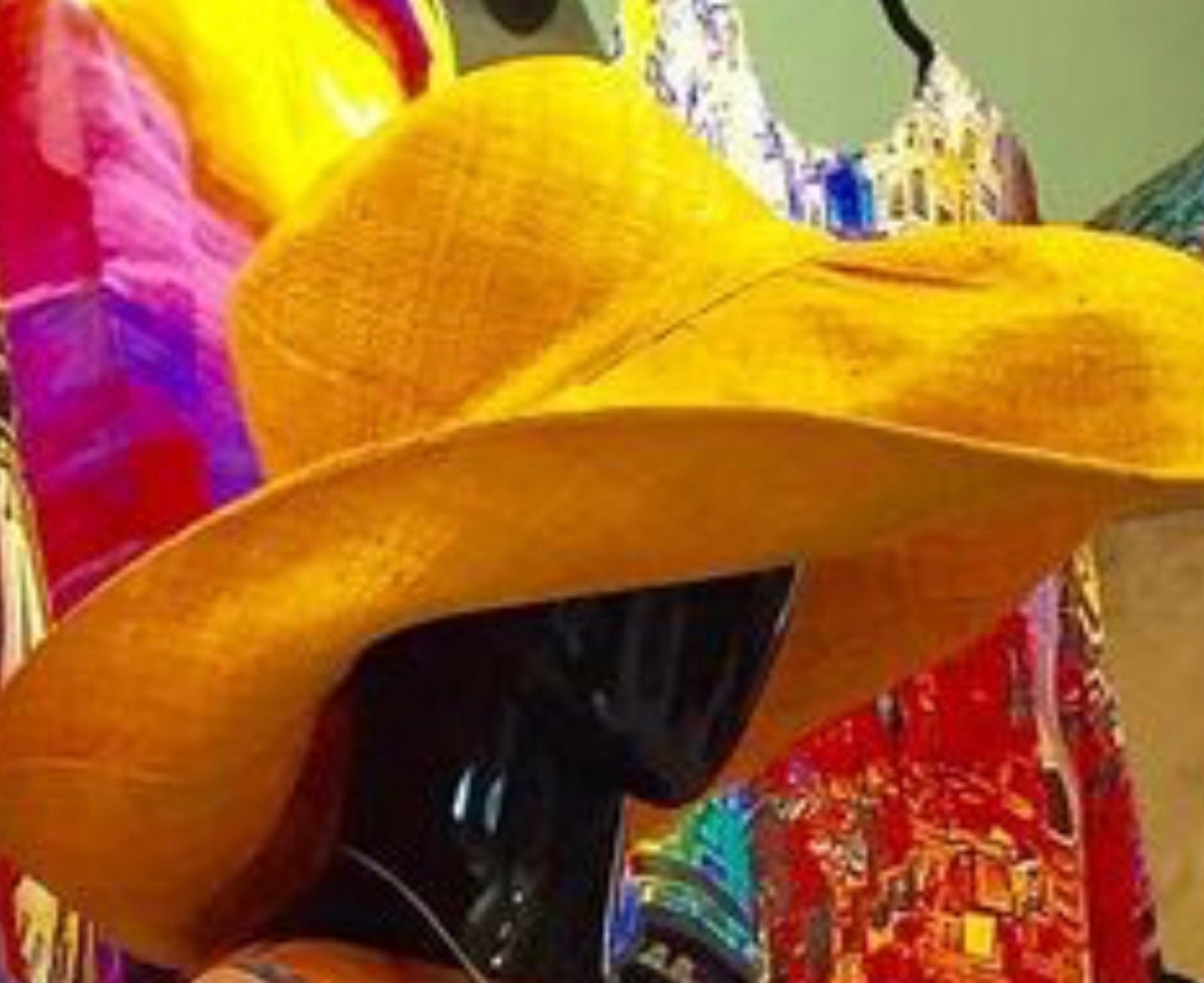 Yellow sun hat
