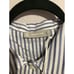Everlane Womens Size M Blue White Striped Button Crop Cotton Woven PJ Top
