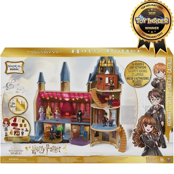 Harry Potter, Wizarding World Magical Minis Hogwarts Castle with 12 Accessories