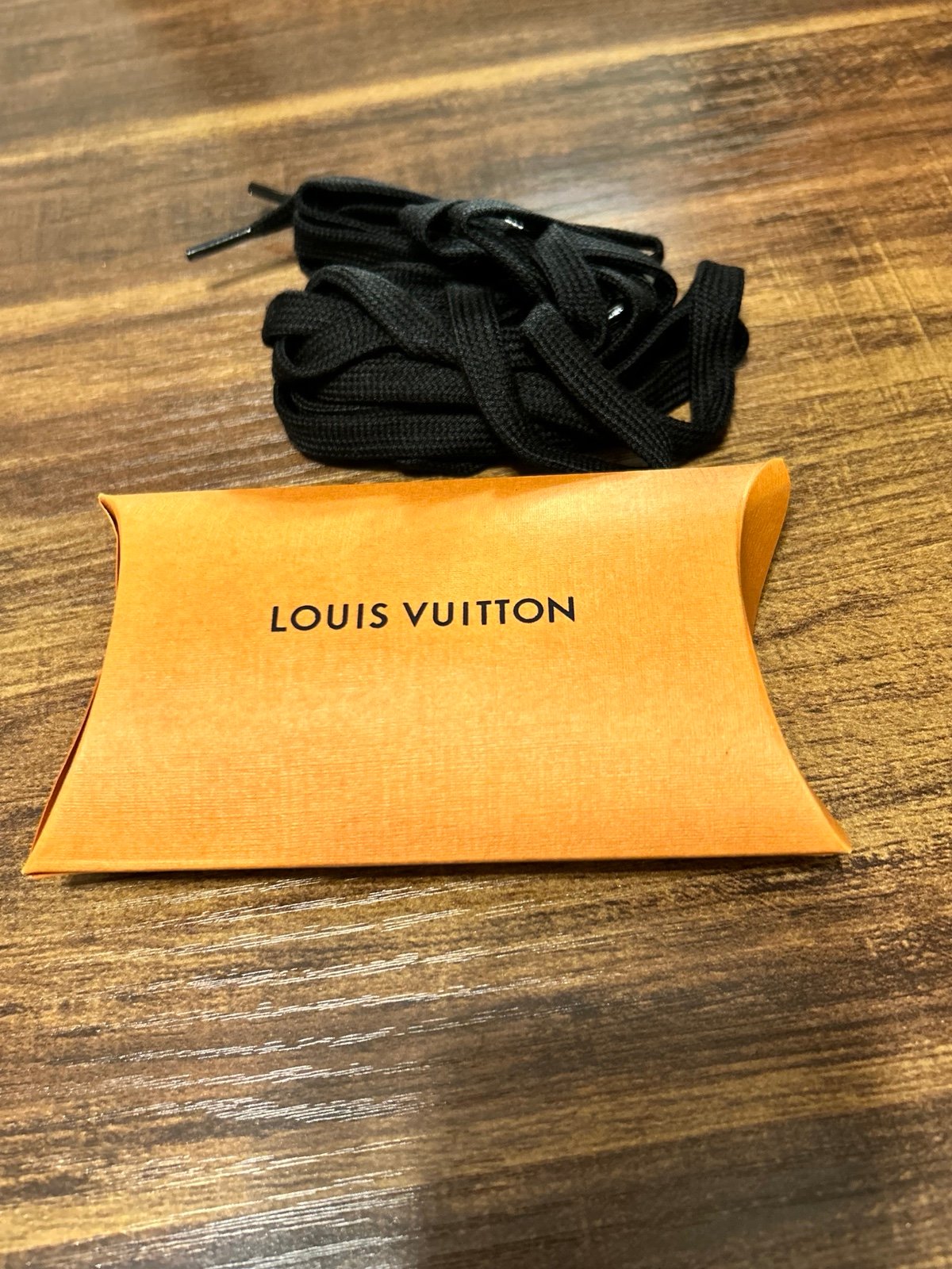 Louis Vuitton Black shoelace pair
