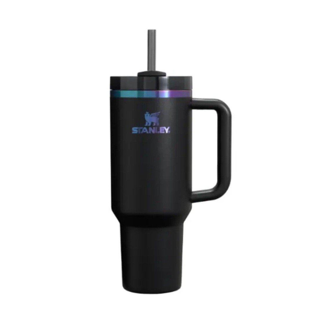 STANLEY BLACK CHROMA COLLECTION 40oz The FlowState Quencher H2.0 Tumbler IN HAND