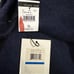 Calvin Klein Wool Blend Belted Peacoat Indigo Blue NWT Womens Xlarge