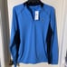 Lacoste Men Blue Golf Essentials Sweatshirt Size 7/2XL