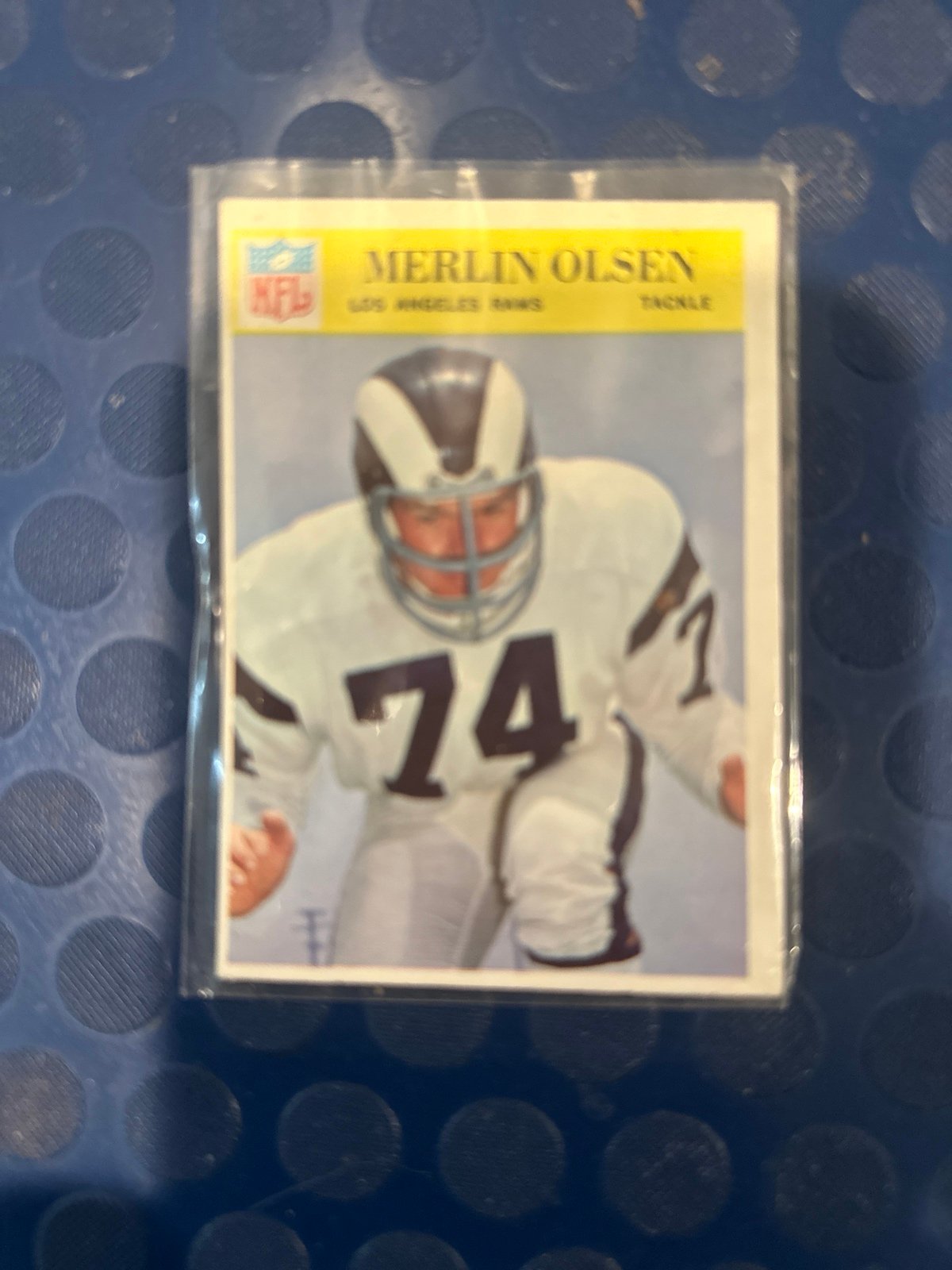 Topps .Merlin Olsen card