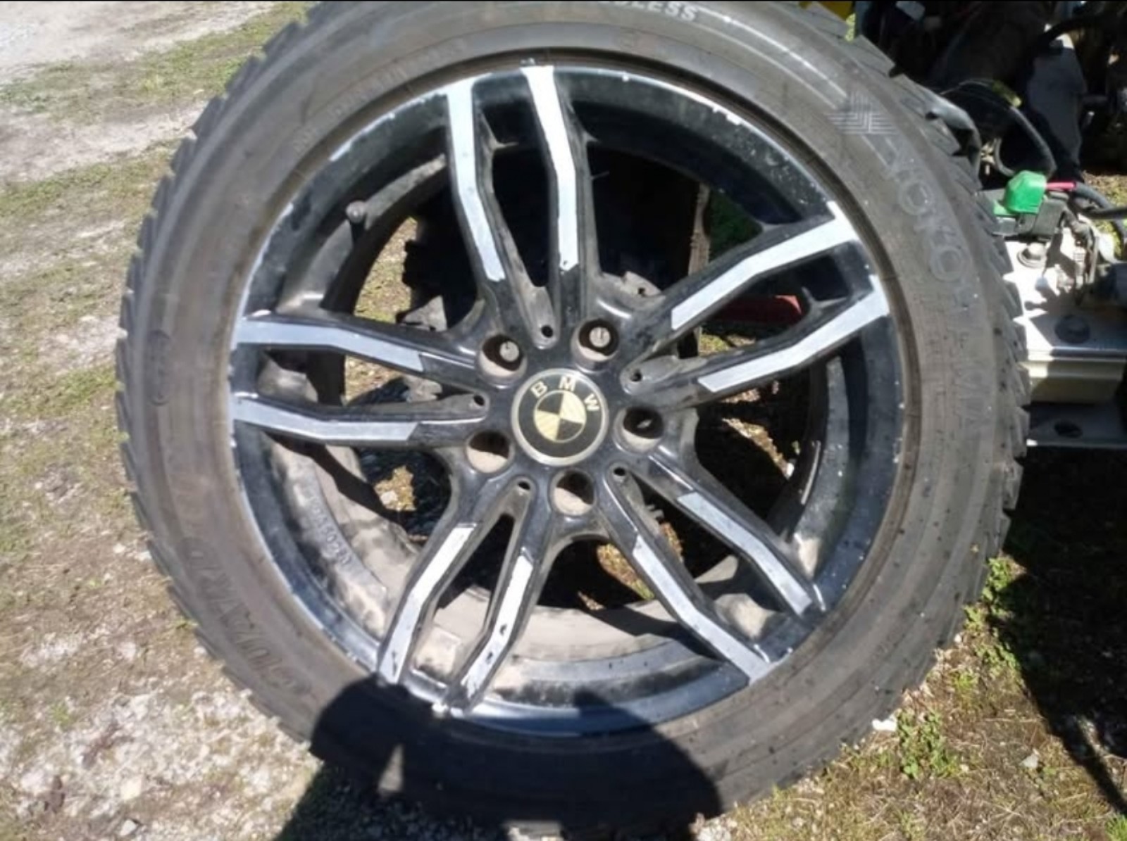 2 X 17 BMW RIMS WITH YOMOHAMA ICE GUARD TIRES