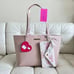 Betsey Johnson Pink Tote Bag & Floral Pouch - Valentine’s Day