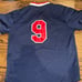 BOSTON RED SOX TED WILLIAMS COOPERSTOWN MITCHELL & NESS BLUE jersey sz M MEDIUM