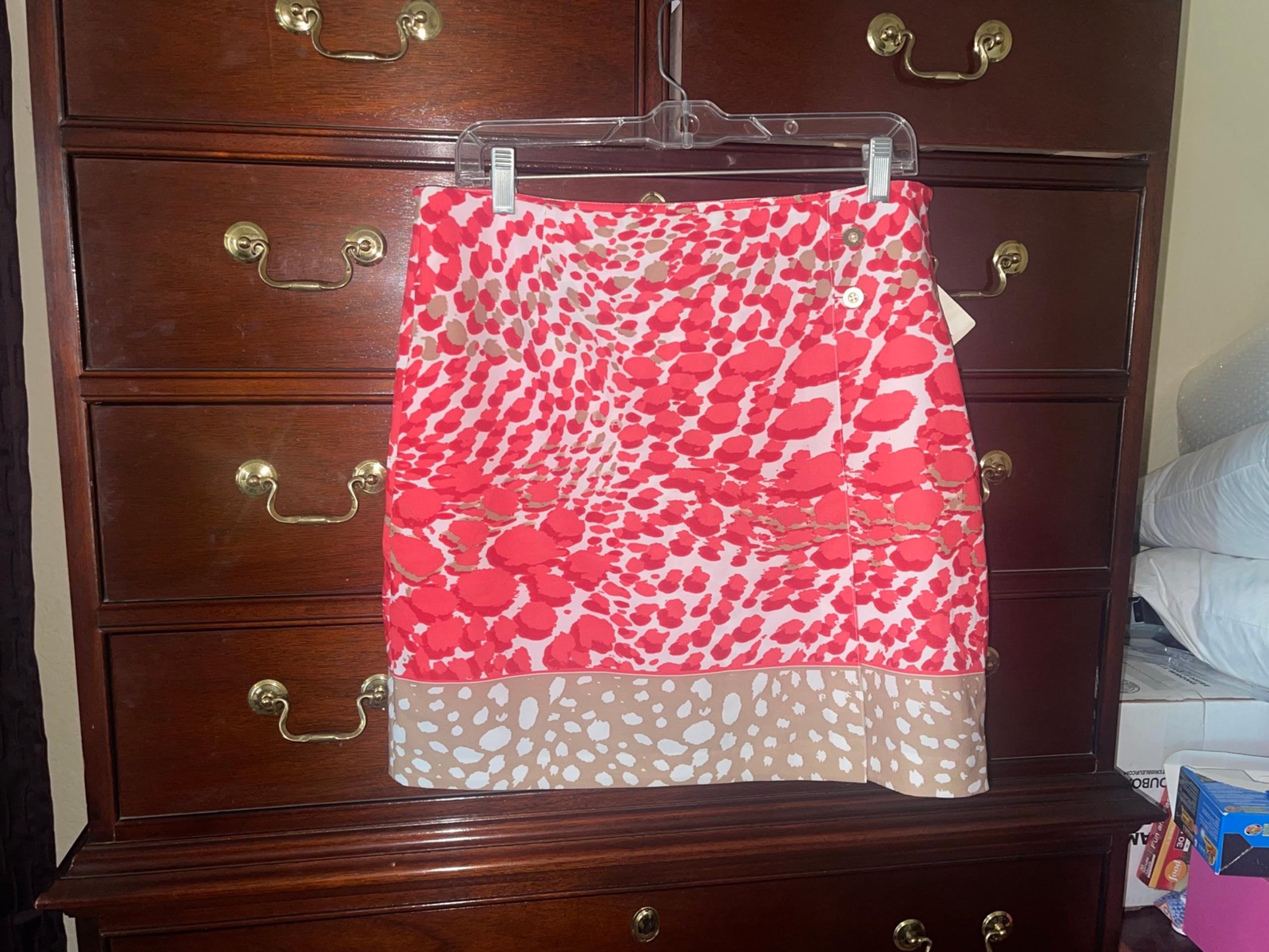 EP Pro Women’s Bright Geometric Skirt Lined Athletic Dress SKORT Skirt sz 10 NWT