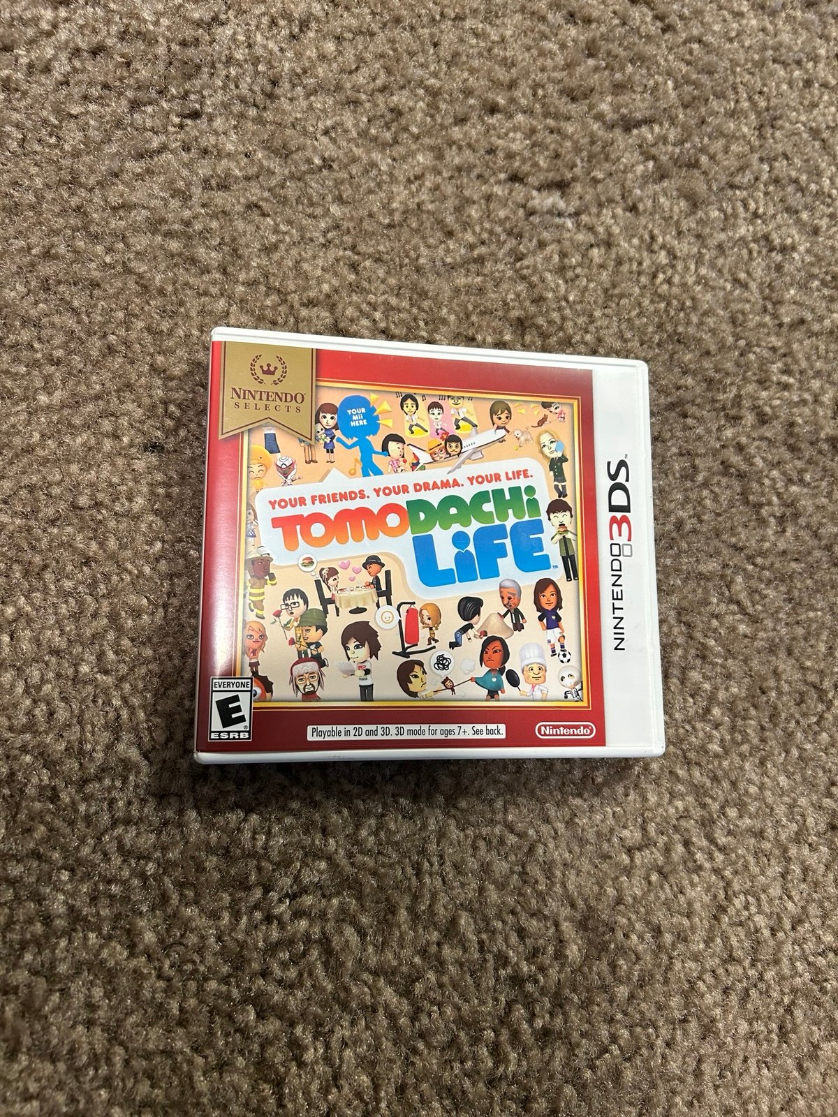 Tomodachi Life for Nintendo Case and Insert Only