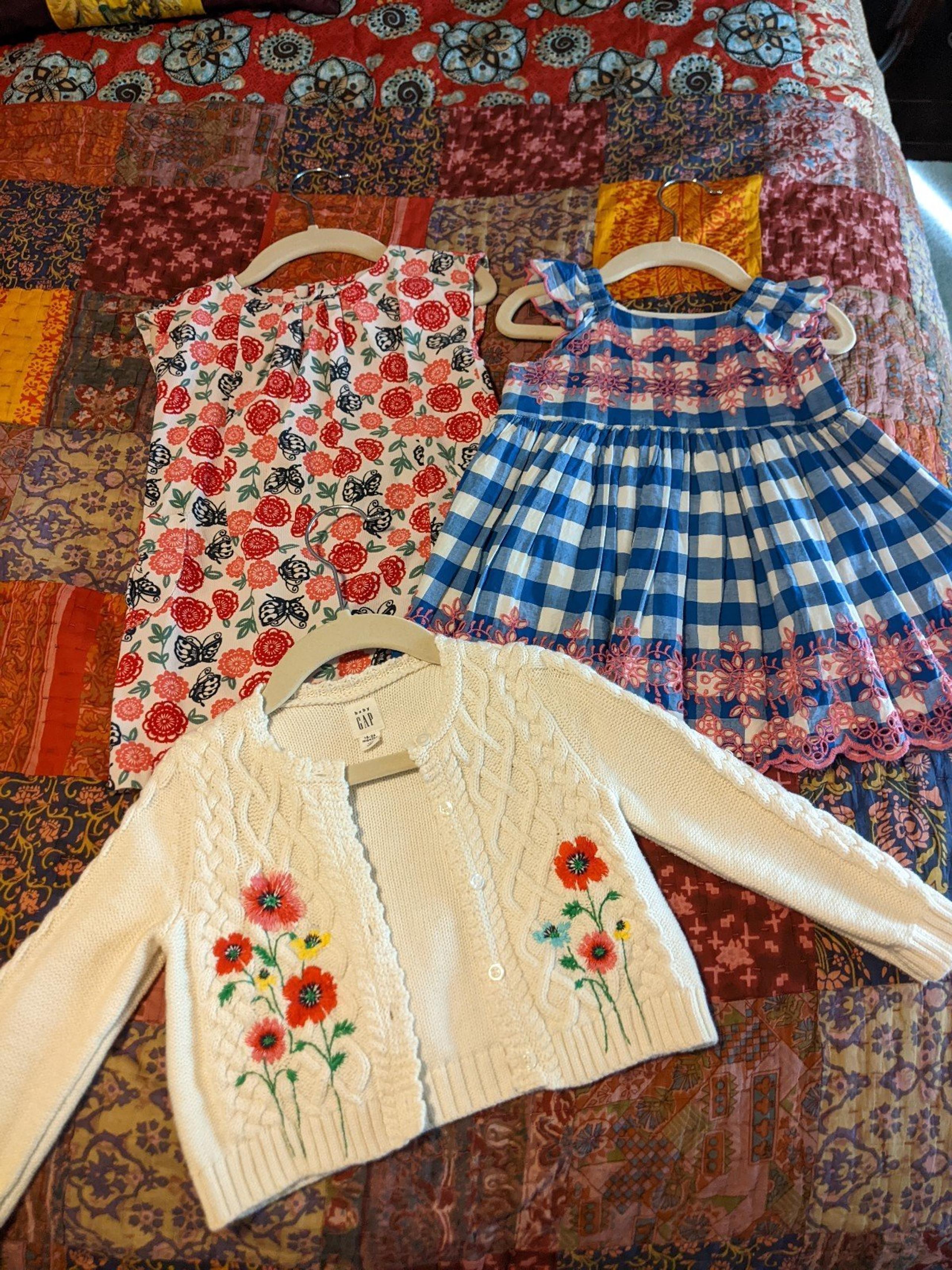 Gap & Tea dress and sweater lot