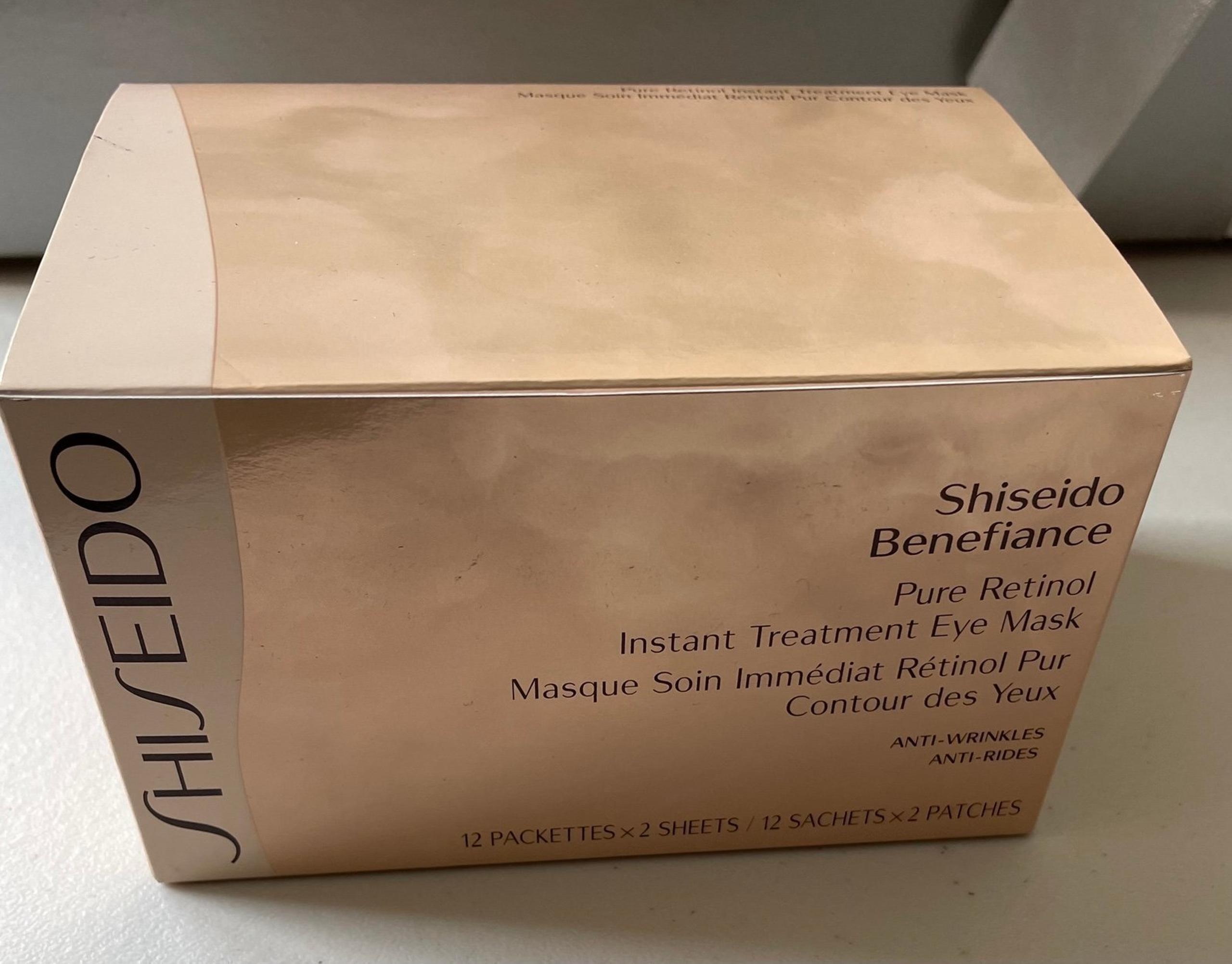 Shiseido Benefiance pure retinol eye mask  new