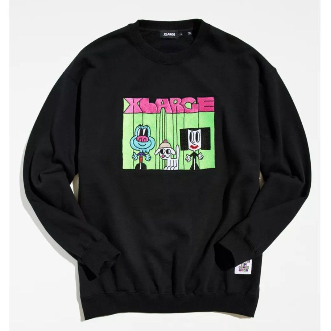 新しいスタイル XLARGE Tim Sweatshirt Neck Crew Comix トップス