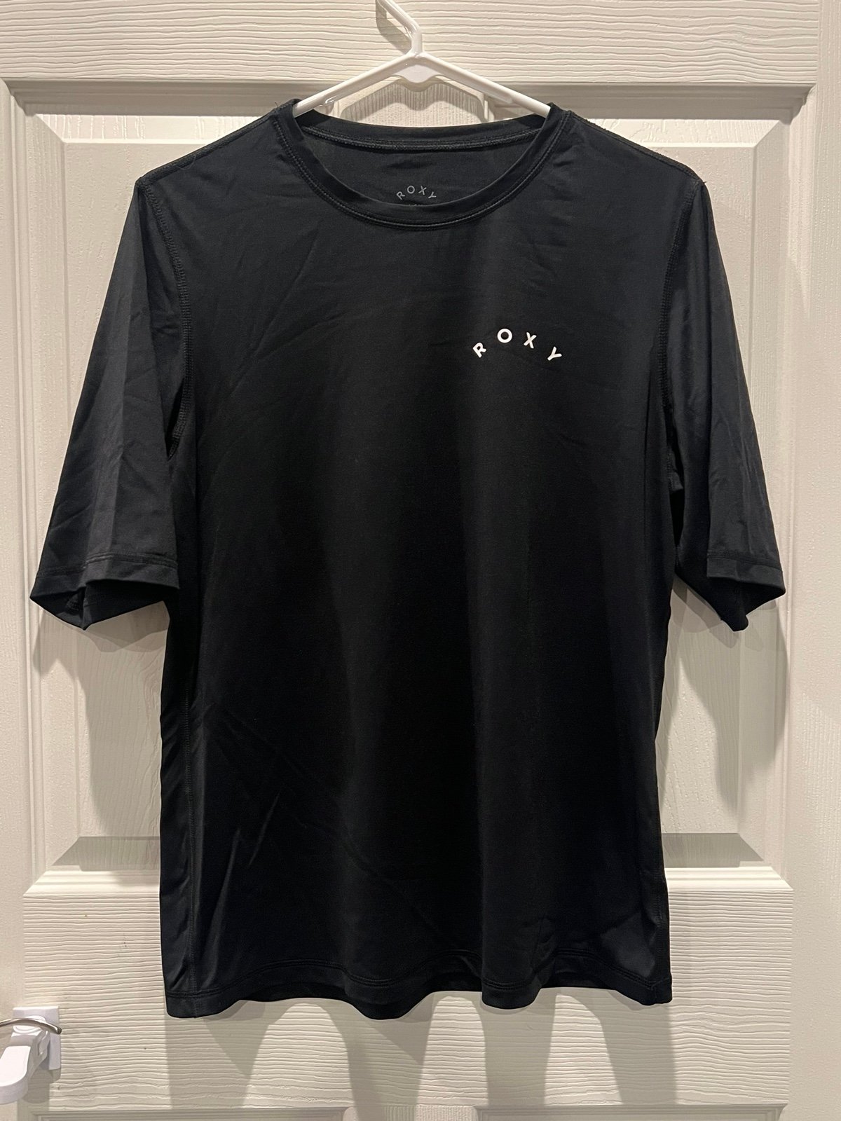 ROXY Waves Short Sleeve Swim UPF 50 Rashguard size L