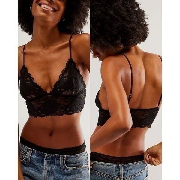 FREE PEOPLE 2 Pack!!! NWT Everyday Lace Longline Bralette SZ XS
