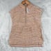 J.Jill Rib-Textured Marled Sweater Vest Womens M Pumpkin Spice Oversized NWT