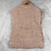 J.Jill Rib-Textured Marled Sweater Vest Womens M Pumpkin Spice Oversized NWT