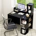 48 Modern Computer Desk Home Office Workstation w/Hutch & Storage Shelves