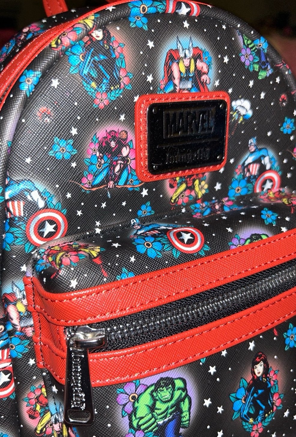 Loungefly Marvel Tattoo mini backpack