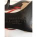 CHRISTIAN LACROIX Brown-Beige-Orange Leather Kitten Heel Sandals Shoes 7.5 M