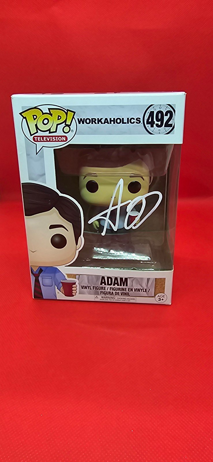 Adam Devine Signed Workaholics Adam Funko Pop #492 ACOA