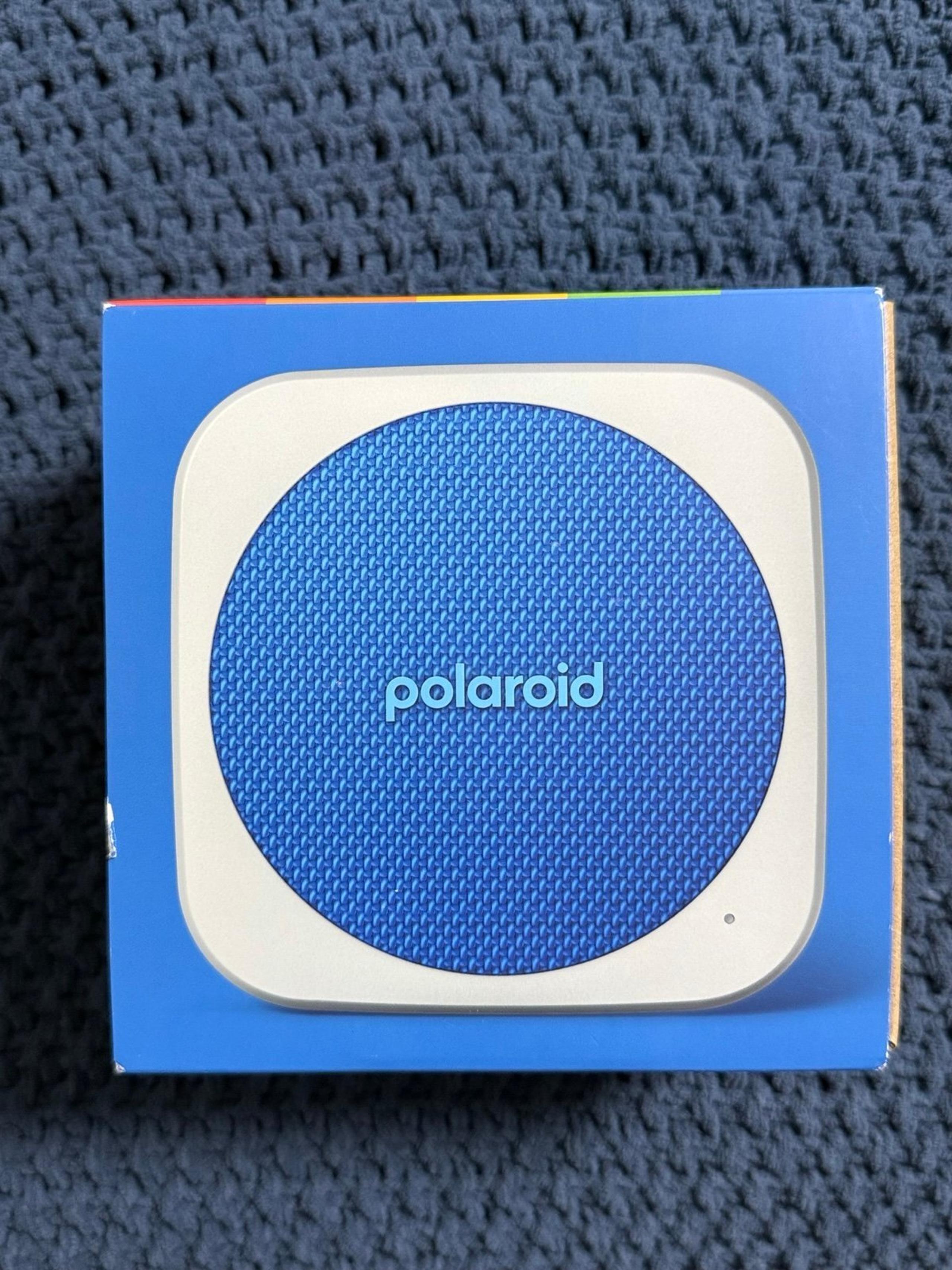 Polaroid P1 Music Player Rechargeable Bluetooth Wireless Speaker - Blue*NEW*