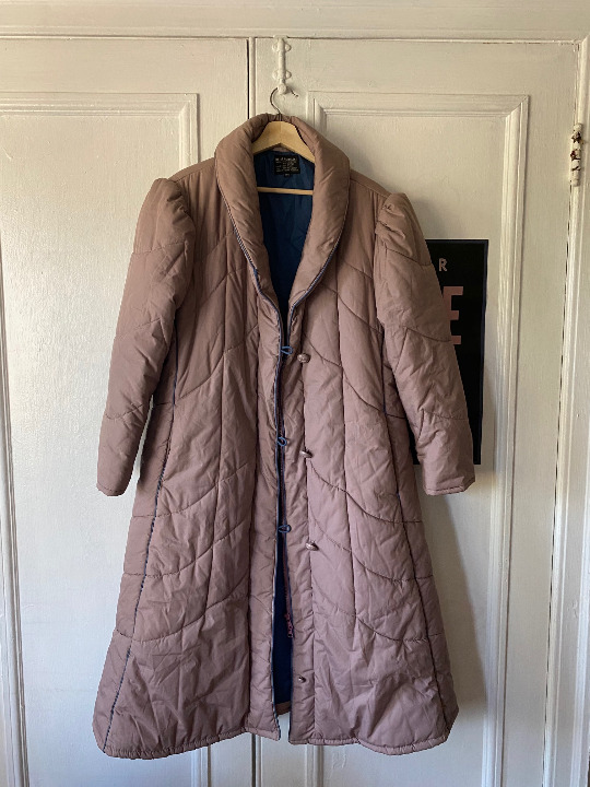 Adorable Vintage 70’s Long Puffer Coat