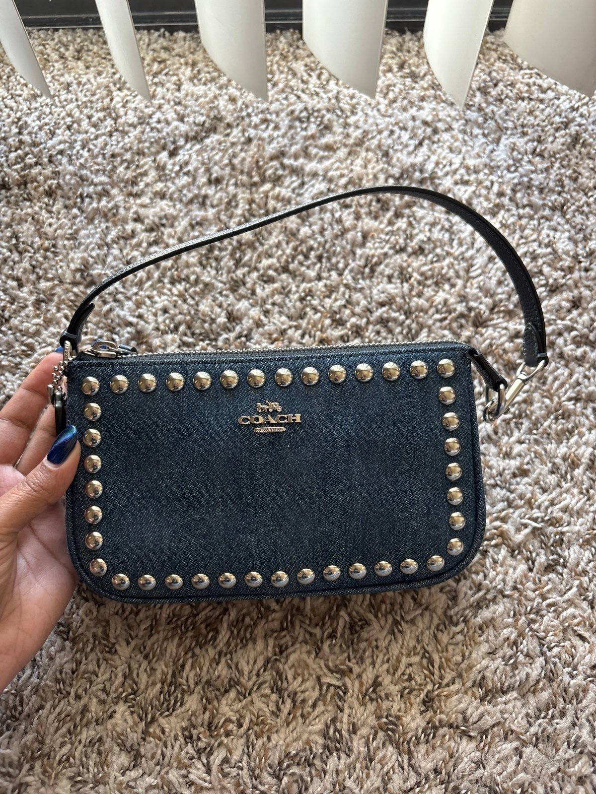 Coach Denim Nolita 19 NEW