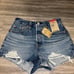 levi 501 shorts women