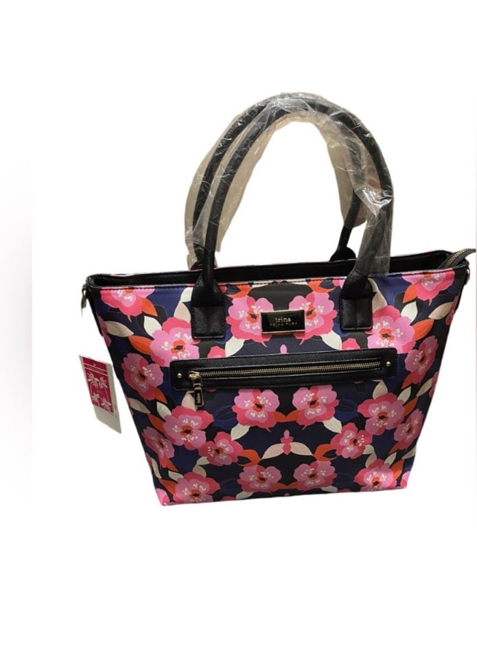 NWT All Over Narcissus Doubled Handle Tote