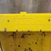 Vintage 80s Mighty Tonka XMB-975 Pressed Steel Dump Truck Yellow Turbo Diesel