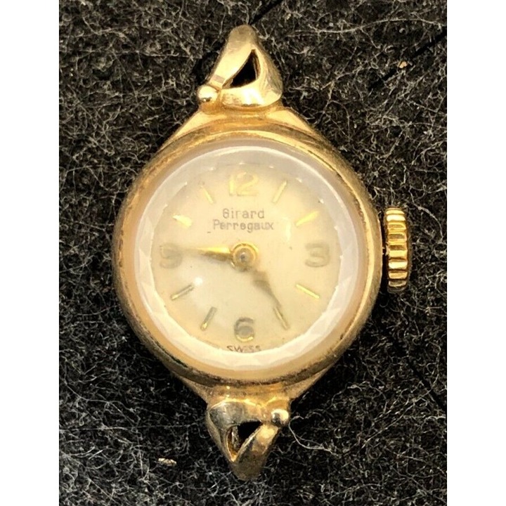 Vintage Girard Perregaux Analog Pocket Watch Gold Tone - Not Tested