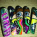 Press on nails paint ONLY gel top. Rick and morty