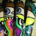 Press on nails paint ONLY gel top. Rick and morty