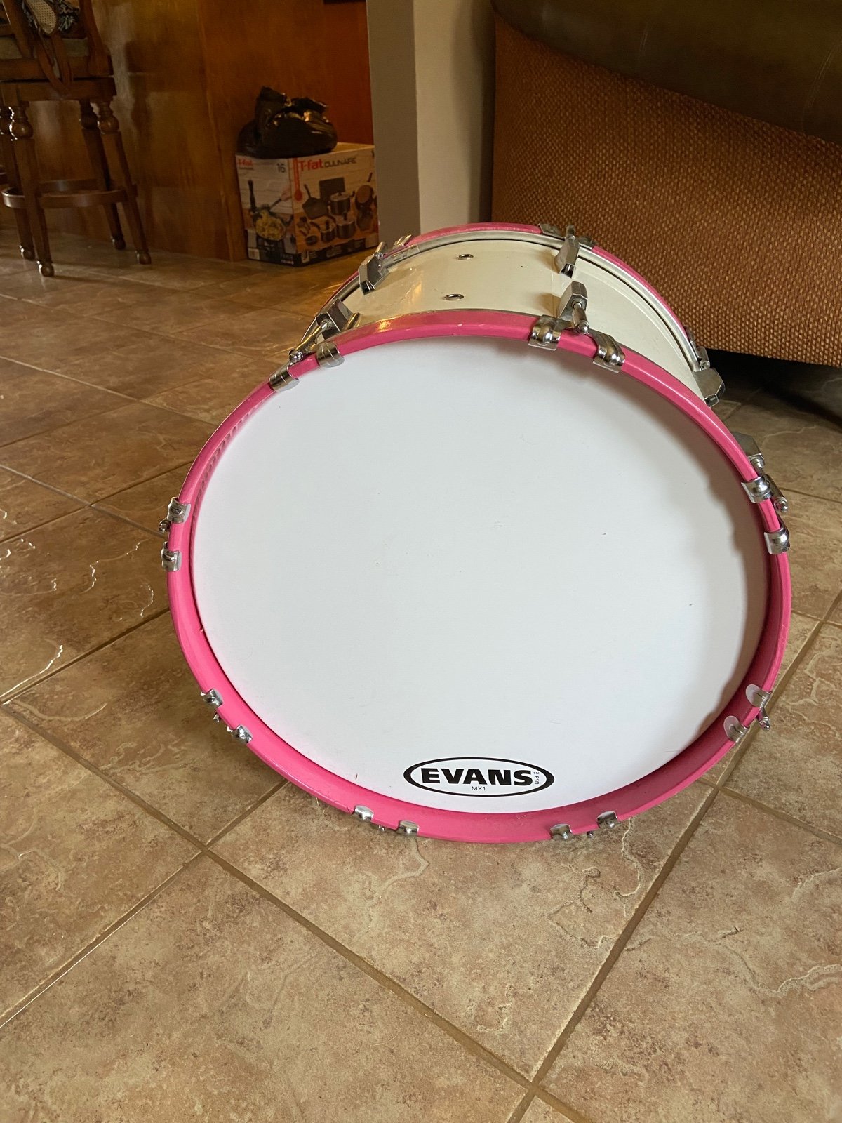 Marching bass drum