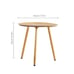Round Metal Coffee Table Tray Accent Table Nightstand Bedside Table Sofa Side