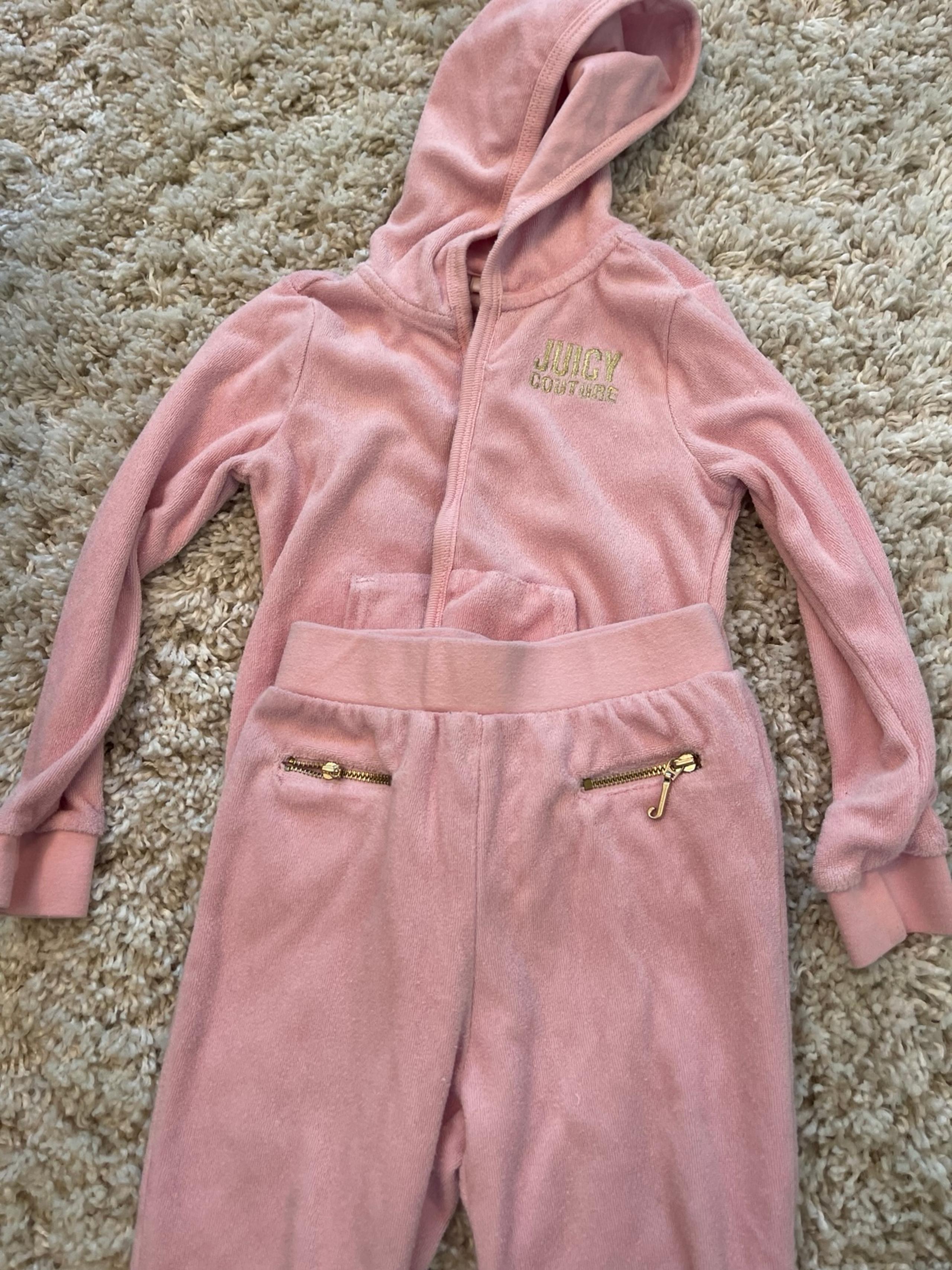 Juicy couture pink outfit size 4
