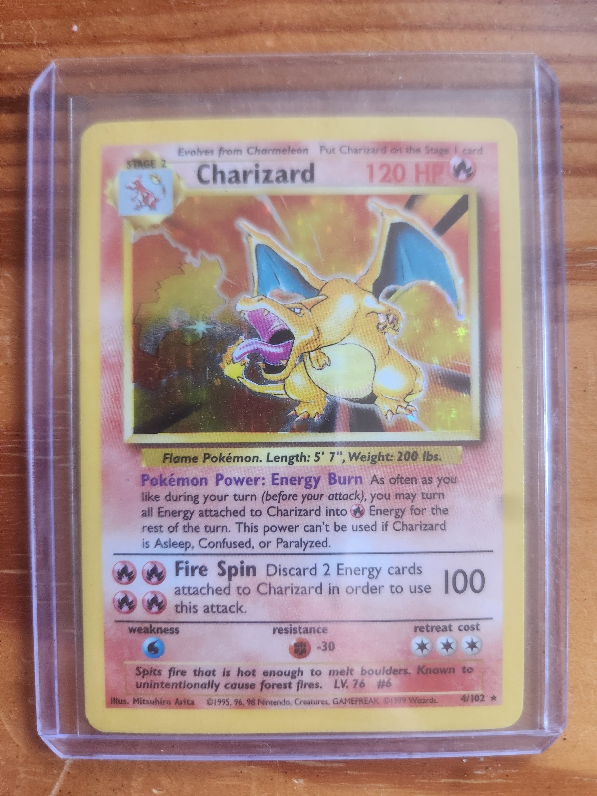 1999 pokemon base set charizard