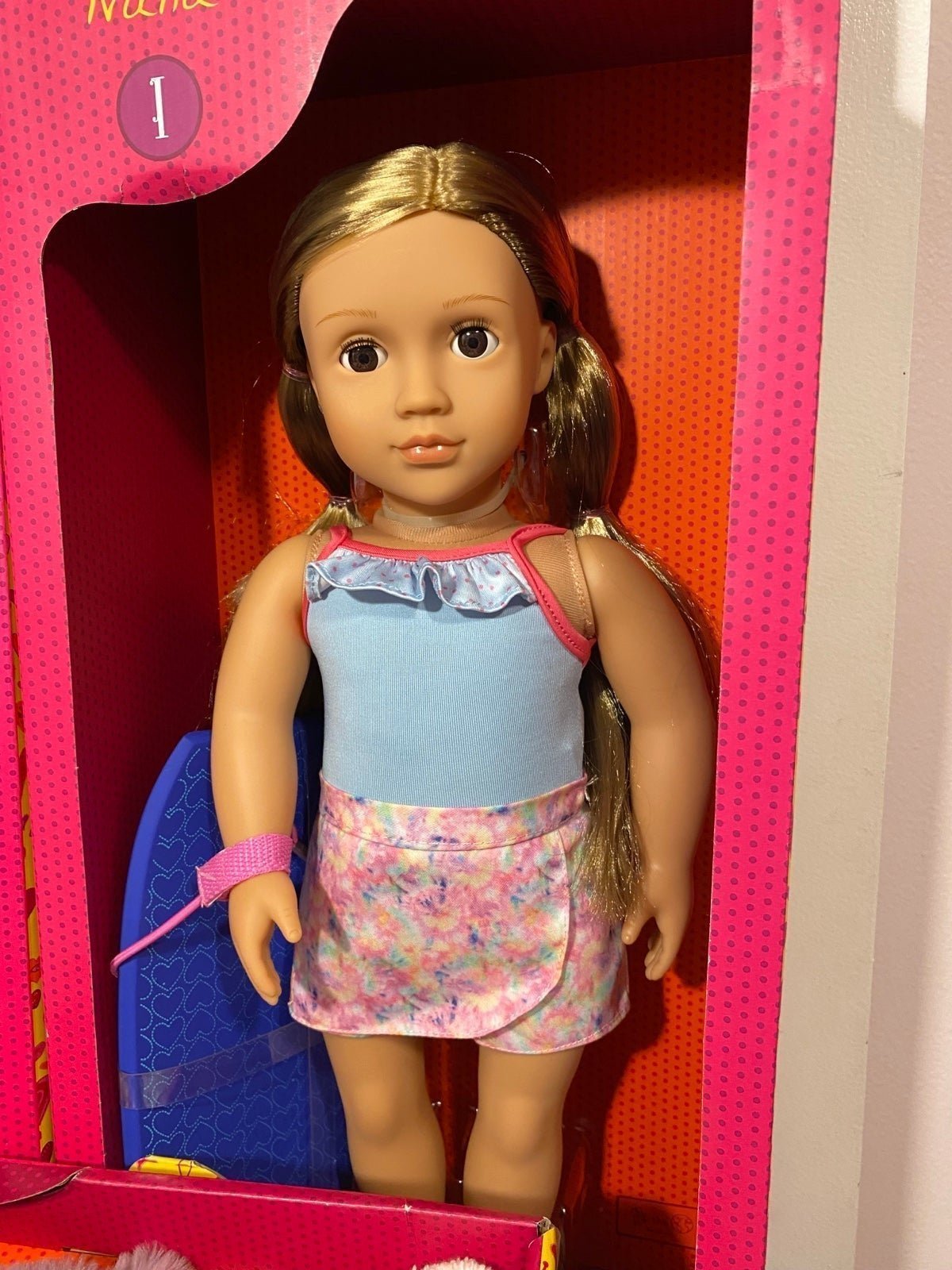 All new Large Our Generation 18” Dolls ivana and theodore and Accessories Bundle