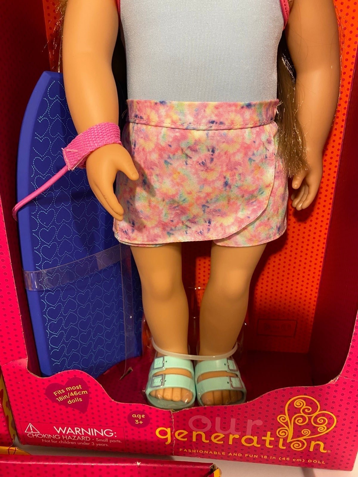 All new Large Our Generation 18” Dolls ivana and theodore and Accessories Bundle