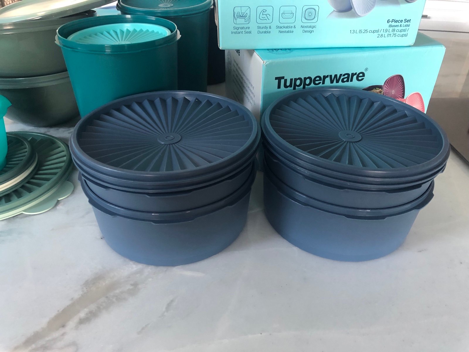 Tupperware storage container 2 pc